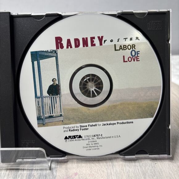 Radney Foster – Labor of Love (CD, 1995, Arista Nashville) Country - Picture 4 of 5
